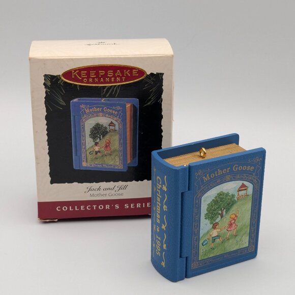 Hallmark Keepsake Jack and Jill Mother Goose 1995 NEW 3rd in Mother Goose Series - Picture 2 of 12